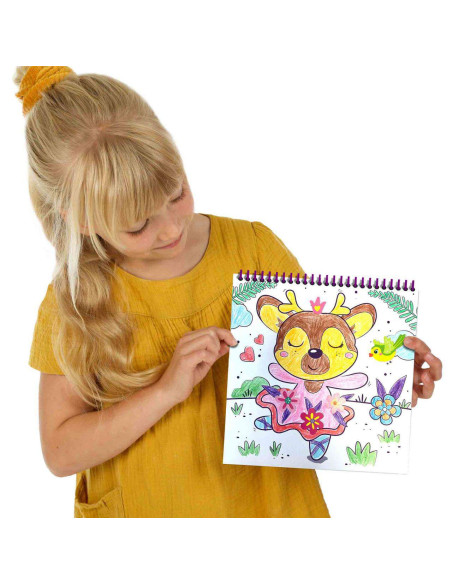 SA00117-MG,Carte de Colorat cu Activitati 3 in 1 Unicorn