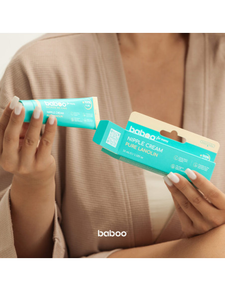 BA2-020-MG,Crema Pentru Mameloane Cu Lanolina Pura 35 ml Baboo
