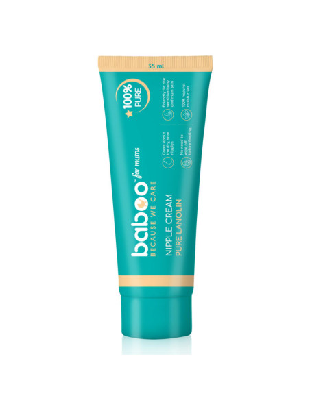 BA2-020-MG,Crema Pentru Mameloane Cu Lanolina Pura 35 ml Baboo