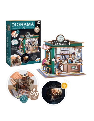 BK68072-MG,Diorama - Cafenea
