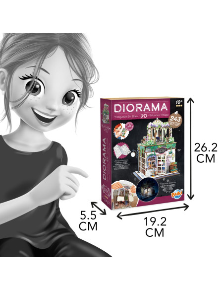BK68075-MG,Diorama - Florarie