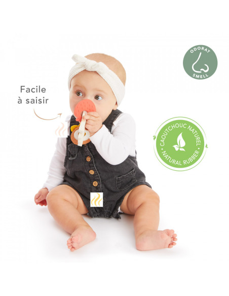 VU010505-MG,Inel Dentitie Aromat Girafa Sophie - SENSE OF SMELL