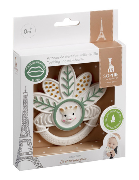 VU010501-MG,Inel Dentitie Multitexturat Frunza - TASTE