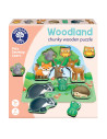 OR134-MG,Joc Educativ Puzzle Cu Piese De Lemn - In Padure