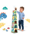 SA13202-MG,Jucarie De Stivuit - Turn Cu Figurine Dinozauri