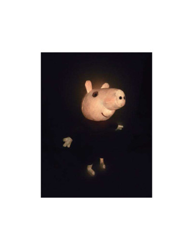 JE040754-MG,Jucarie Plus Jemini Fosforescenta 25cm Peppa Pig Luminou