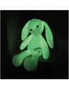 JE040743-MG,Jucarie Plus Jemini Fosforescenta 30cm Iepure Luminou Alb