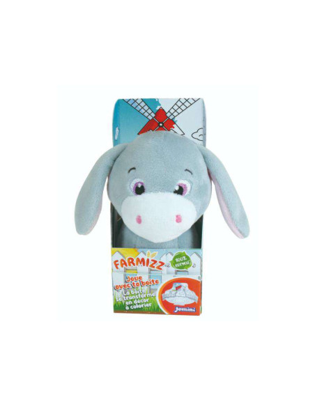 JE024316M-MG,Jucarie Plus Jemini In Cutie Pentru Colorat 15cm Magarus
