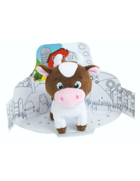 JE024316V-MG,Jucarie Plus Jemini In Cutie Pentru Colorat 15cm Vacuta