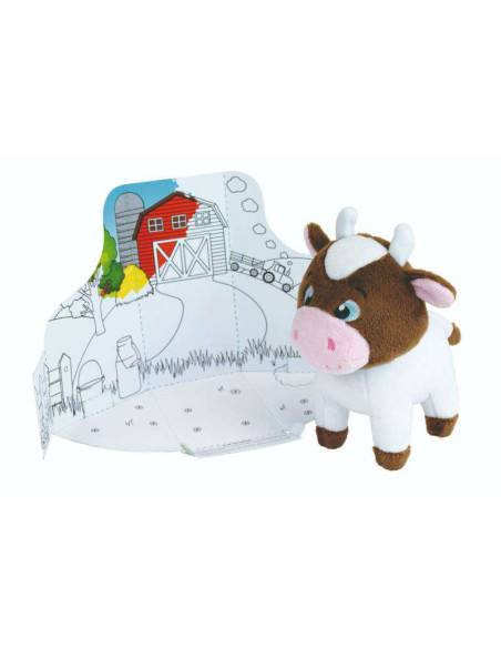 JE024316V-MG,Jucarie Plus Jemini In Cutie Pentru Colorat 15cm Vacuta