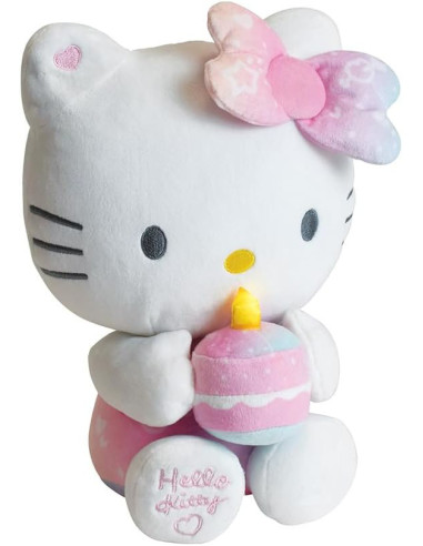 JE024404-MG,Jucarie Plus Jemini Zi De Nastere Cu Activitati 26 cm Hello Kitty