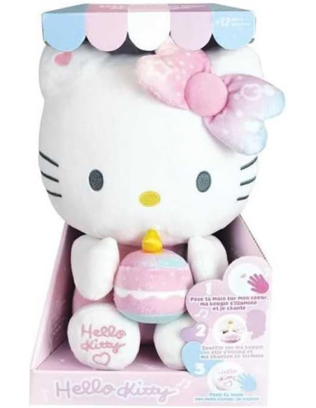 JE024404-MG,Jucarie Plus Jemini Zi De Nastere Cu Activitati 26 cm Hello Kitty