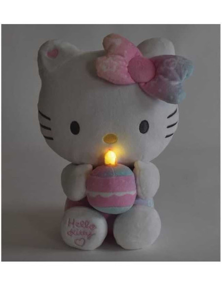 JE024404-MG,Jucarie Plus Jemini Zi De Nastere Cu Activitati 26 cm Hello Kitty