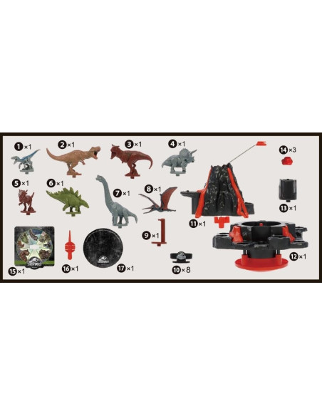 JW7509-MG,Jurassic World - Vulcanul Tremurator