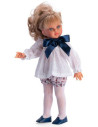 AS0516370-MG,Papusa Sabrina Blonda cu Camasa Alba cu Funda 40cm