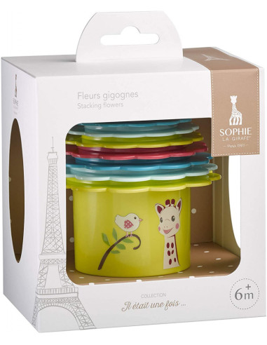 VU010256-MG,Piramida De Flori Girafa Sophie