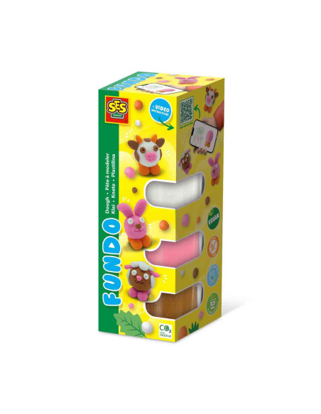 SA00811-MG,Plastilina Culori Luminoase-Animale Ferma