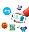 SA00813-MG,Plastilina Culori Luminoase-Animale Salbatice