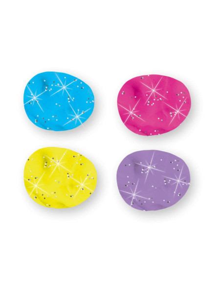 SA00515-MG,Plastilina Stralucitoare 4 Culori