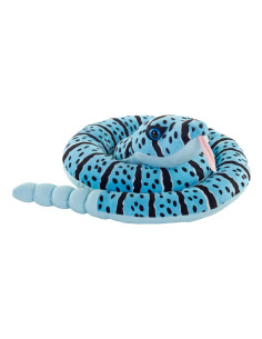 WR28179-MG,SARPE CU CLOPOTEI albastru- Jucarie de plus Wild Republic 91 cm