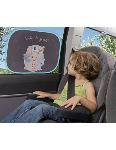 VU470222-MG,Set 2 Parasolare Auto Girafa Sophie