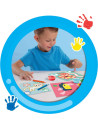 SA14489-MG,Set 3 in 1 de Pictat cu Degetul, de Colorat si de Lipit