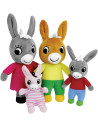 JE024391-MG,Set 4 Plusuri Jemini Familia Magarusilor Trotro