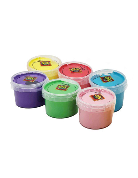 SA00315-MG,Set Acuarele de Pictat cu Degetul 6 Culori