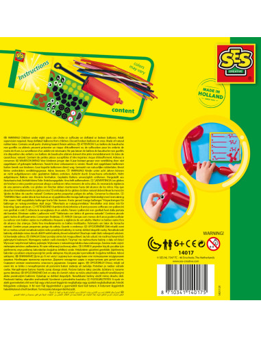 SA14017-MG,Set Baloane Pentru Modelat - Twisting