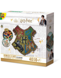 SA09346-MG,Set Beedz-Emblema Hogwards Harry Potter