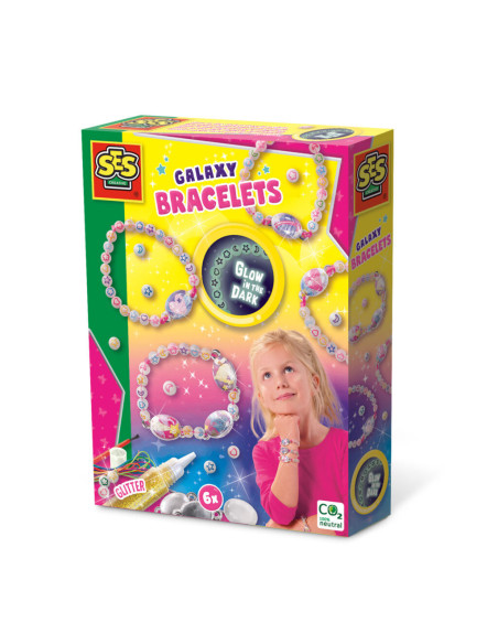 SA14761-MG,Set Creativ Bratari Galaxie - Stralucesc In Intuneric