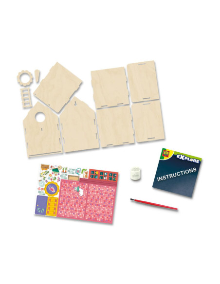 SA25209-MG,Set Creativ Casuta Pentru Pasari