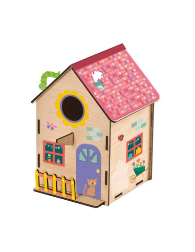 SA25209-MG,Set Creativ Casuta Pentru Pasari