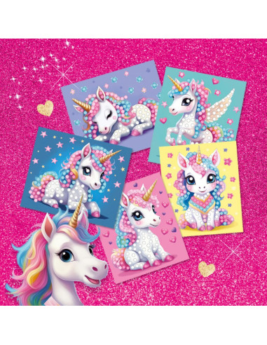 SA14726-MG,Set Creativ Cu Diamante - Unicorni