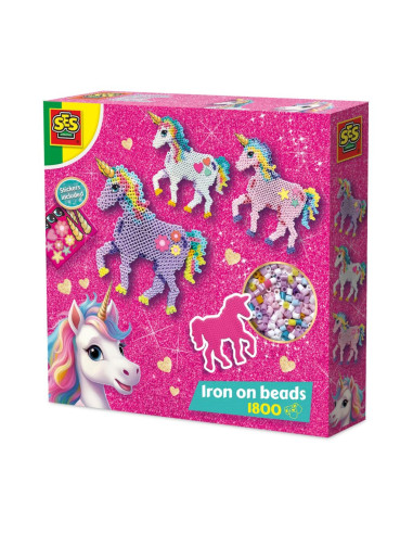 SA14728-MG,Set Creativ Cu Margelute Si Abtibilduri - Unicorni