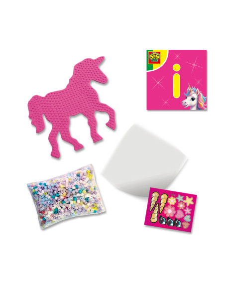 SA14728-MG,Set Creativ Cu Margelute Si Abtibilduri - Unicorni
