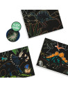 SA14285-MG,Set Creativ De Razuit - Dinozauri Care Stralucesc In Intuneric
