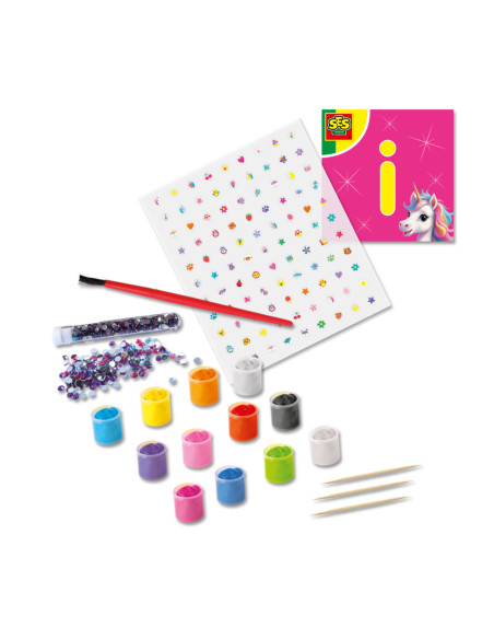 SA14729-MG,Set Creativ Designer De Unghii - Unicorni