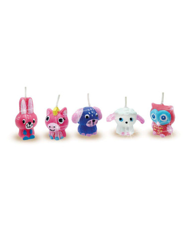 SA14711-MG,Set creativ Lumanari-Animale Vesele