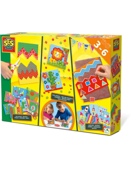 SA14878-MG,Set creativ-Invat sa Tai, sa Creez Mozaicuri si sa Perforez