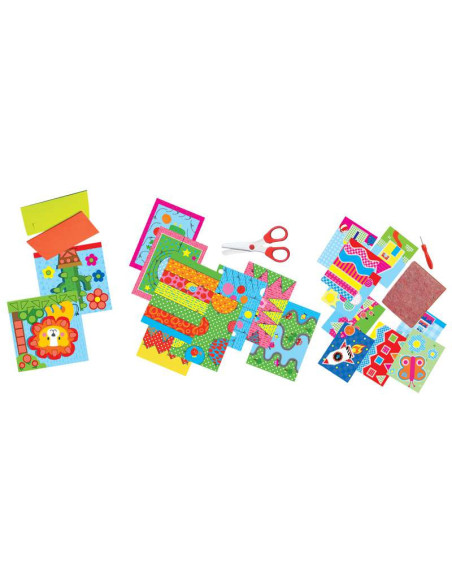 SA14878-MG,Set creativ-Invat sa Tai, sa Creez Mozaicuri si sa Perforez