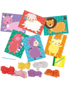 SA14043-MG,Set De Broderie Animale Pufoase 2
