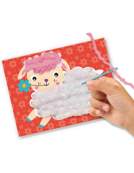 SA14043-MG,Set De Broderie Animale Pufoase