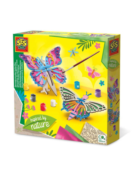 SA14035-MG,Set de Decorat Fluturi din Lemn