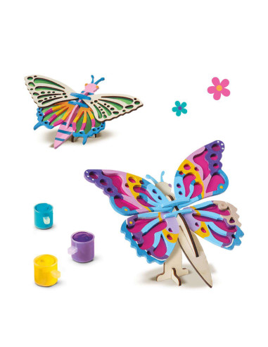 SA14035-MG,Set de Decorat Fluturi din Lemn