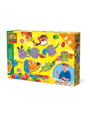 SA14800-MG,Set de Insirat Animale si Margele din Lemn