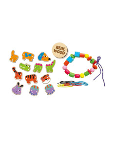SA14800-MG,Set de Insirat Animale si Margele din Lemn 2