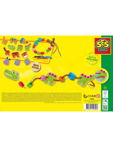 SA14800-MG,Set de Insirat Animale si Margele din Lemn