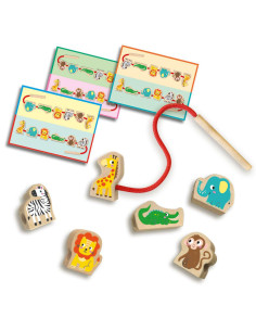 SA14487-MG,Set de Insirat-Animale din Lemn 2