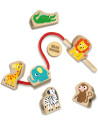 SA14487-MG,Set de Insirat-Animale din Lemn